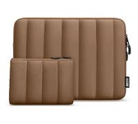 Laptoptasche Wasserdicht Stoßfest Schutzhülle Notebook 15,6 Zoll Braun