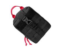 LAPYAPPE 1Stück Multifunktionale Hüfttasche für Outdoor Aktivitäten Tragbare Medizinische Tasche für Camping Wandern Jagd Notfall Organizer Schwarz