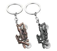 Laralily Motorrad-Schlüsselanhänger, 2er-Pack, Schutzengel-Schlüsselanhänger, Motorrad-Geschenke, Motorrad-Gadgets, Motorrad-Geschenke, Motorradfahrer-Geschenke, Motorrad-Gadgets