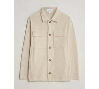 Lardini Knitted Cotton Pocket Shirt Jacket Beige Beige XL