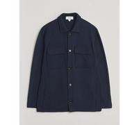 Lardini Knitted Cotton Pocket Shirt Jacket Navy Blau L