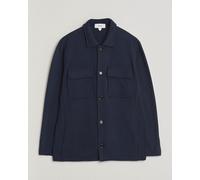 Lardini Knitted Cotton Pocket Shirt Jacket Navy Blau XL