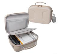 Large Capacity Printer Bag with Mesh Pocket Organizer(Khaki + Gray)