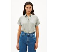 LARISAANA BLOUSE | Bluse aus LENZING™ ECOVERO™ Viskose - grün (XS)