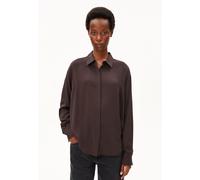 LARISAANA LANGARMBLUSE | 100% LENZING™ ECOVERO™ Viskose - braun (L)