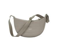 LARKSON Half Moon Crossbody Bag Damen & Herren Grau - Emma Small | Kleine Puffer Umhängetasche im Halbmond Design, Halbrunde Schultertasche, Puffy Moon Bag, Wasserabweisend