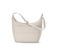 LARKSON Puffer Tasche Damen Beige - Linnea | Puffy Schultertasche mit Laptopfach & verstellbarem Gurt, Geeignet für Befestigung am Kinderwagen, Wasserabweisend