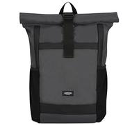 LARKSON Rolltop Rucksack Herren & Damen Groß Anthrazit - No 2 - Daypack für Schule, Uni, Fahrrad - 16 Zoll Laptop Fach für Arbeit - Nachhaltig - Anti-Diebstahl - Wasserabweisend