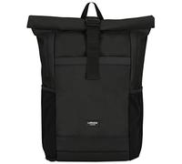 LARKSON Rolltop Rucksack Herren & Damen Groß Schwarz - No 2 - Daypack für Schule, Uni, Fahrrad - 16 Zoll Laptop Fach für Arbeit - Nachhaltig - Anti-Diebstahl - Wasserabweisend