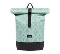 LARKSON Rucksack Damen & Herren Mint - Janne - Rolltop Rucksack mit Laptopfach für Uni, Arbeit, Reise & Fahrrad - Backpack Tagesrucksack Mittelgroß - Wasserabweisend