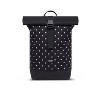 LARKSON Rucksack Damen & Herren Polka Dots - Janne Small - Rolltop Rucksack mit Laptopfach für Uni, Arbeit, Reise & Fahrrad - Backpack Tagesrucksack Klein - Wasserabweisend