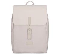 LARKSON Rucksack Damen Klein Beige - Ida - Kleiner Damenrucksack für Freizeit, Uni oder City - Mit Laptop Fach (bis 13 Zoll) - Elegant & Nachhaltig - Wasserabweisend