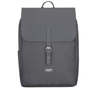 LARKSON Rucksack Damen Klein Dunkelgrau - Ida - Kleiner Damenrucksack für Freizeit, Uni oder City - Mit Laptop Fach (bis 13 Zoll) - Elegant & Nachhaltig - Wasserabweisend