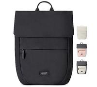 LARKSON Rucksack Damen Klein Schwarz - Ronja - Moderner Tagesrucksack mit Laptopfach für Uni Business City - 10L - Nachhaltig - Wasserabweisend