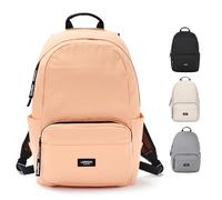LARKSON Schulrucksack Mädchen & Jungen Teenager Orange - No 3 - Rucksack Damen & Herren für Schule - 16" Laptopfach - Aus Recyceltem PET - Wasserabweisend