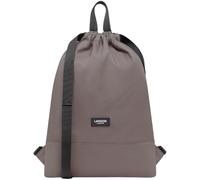 LARKSON Turnbeutel Damen & Herren Braun - No 7 - Rucksack Damen für Sport und Festival - Beutel Rucksack Klein mit Innentasche - Außentasche für Schnellzugriff