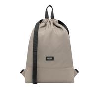 LARKSON Turnbeutel Damen & Herren Grau - No 7 - Rucksack Damen für Sport und Festival - Beutel Rucksack Klein mit Innentasche - Außentasche für Schnellzugriff