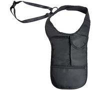 Larswon Versteckte Unterarm-Umhängetasche, Anti-Diebstahl-Tasche, Achseltasche, Schwarz, für Rechtshänder, Schultertasche