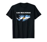 Las Malvinas Argentinien Flagge Karte T-Shirt