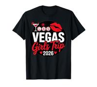 Las Vegas 2026 Girl Trip Matching Bestie Vacation Damen Rot T-Shirt
