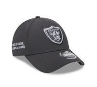 Las Vegas Raiders New Era NFL 2024 Draft 2024 9FORTY Stretch-Snap Cap Grau - ONE SIZE