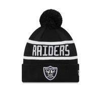Las Vegas Raiders New Era NFL Jake Knit Beanie Mütze Schwarz - ONE SIZE