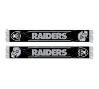 Las Vegas Raiders NFL Schal Fanschal Scarf ** Team HD Knitted Jaquard Scarf ** in 145 x 20 cm