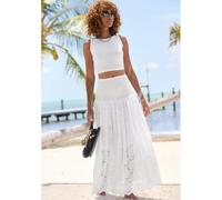 LASCANA 2-in-1-Kleid Damen weiß Gr.44