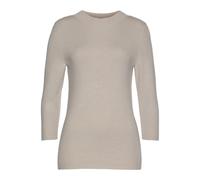 LASCANA 3/4 Arm-Pullover Damen beige-meliert Gr.44/46