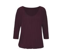 LASCANA 3/4-Arm-Shirt Damen aubergine Gr.44/46