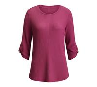 LASCANA 3/4-Arm-Shirt Damen beere Gr.40/42