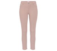 7/8-Jeggings LASCANA "aus weichem Stretch-Denim", Damen, Gr. 34, N-Gr, lila (mauve), Denim/Jeans, Obermaterial: 67% Baumwolle, 29% Polyester, 4% Elasthan, unifarben, figurbetont 7/8-Länge, Hosen 5-Poc