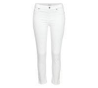 7/8-Jeggings LASCANA, Damen, Gr. 44, N-Gr, weiß, Denim/Jeans, Obermaterial: 67% Baumwolle, 29% Polyester, 4% Elasthan, unifarben, casual, figurbetont 7/8-Länge, Hosen 5-Pocket-Hose, in Skinny-Form, St