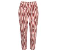 LASCANA 7/8-Hose Damen terracotta-creme bedruckt Gr.34