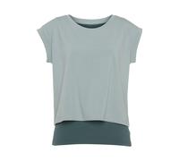 LASCANA ACTIVE 2-in-1-Shirt Damen grün Gr.M (40/42)
