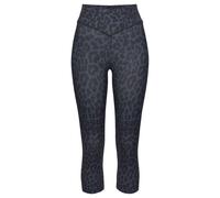 Caprileggings LASCANA ACTIVE Gr. 36/38, N-Gr, schwarz (leo, anthrazit) Damen Hosen (60664706-36) leo, anthrazit