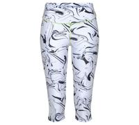 LASCANA ACTIVE Caprileggings Damen weiß-marmoriert-schwarz Gr.44/46