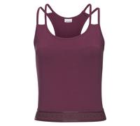 LASCANA ACTIVE Crop-Top Damen dunkelrosa Gr.L (44/46)