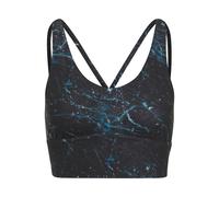 LASCANA ACTIVE Crop-Top Damen schwarz, blau Gr.XS (32/34)