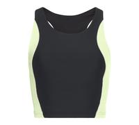 Crop-Top LASCANA ACTIVE "-Sporttop" Gr. L (44/46), schwarz (schwarz, grün) Damen Tops (87417820-L) schwarz, grün