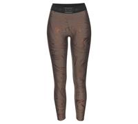 Funktionsleggings LASCANA ACTIVE, Damen, Gr. M (40/42), N-Gr, braun (braun, kupfer), Obermaterial: 85% Polyester, 15% Elasthan, bedruckt, gemustert, glänzend, figurbetont knöchellang, Hosen, Sportlegg