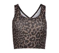 Funktionsshirt LASCANA ACTIVE Gr. 40/42, braun (nougat, leo) Damen Shirts (22693548-40) nougat, leo