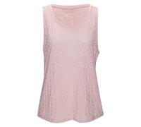 Funktionstop LASCANA ACTIVE, Damen, Gr. XL (48/50), rosa, Obermaterial: 60% Baumwolle, 40% Polyester, gemustert, unifarben, lässig geschnitten hüftlang, Rundhals, normaler Saum, Tops, Leo-Optik mit we