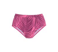 LASCANA ACTIVE Highwaist-Bikini-Hose Damen bordeaux-bedruckt Gr.34