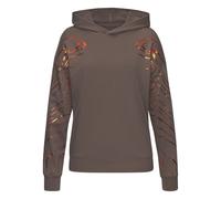 Hoodie LASCANA ACTIVE Gr. S (36/38), braun (braun, kupfer) Damen Sweatshirts (67899606-S) braun, kupfer