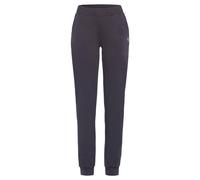 Jogginghose LASCANA ACTIVE, Damen, Gr. 44/46, N-Gr, grau (anthrazit), Sweatware, Obermaterial: 100% Baumwolle, unifarben, Basic, Basic lang, Hosen Jogginghose, in schmaler Form mit Bündchen (15784920-