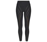 Leggings LASCANA ACTIVE, Damen, Gr. XL (48/50), N-Gr, schwarz, Obermaterial: 85% Polyester, 15% Elasthan, bedruckt, figurbetont lang, Hosen Leggings, mit schimmerndem Druck, Sportleggings (10194922-XL