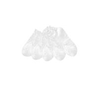 Sneakersocken LASCANA ACTIVE, Damen, Gr. 39-42, weiß (5x weiß), Baumwolle, Polyamid, Elasthan, unifarben, elastisch, Socken, mit Frottee Details (97433853-39) 5x weiß