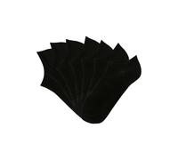 Sneakersocken LASCANA ACTIVE, Damen, Gr. 35-38, schwarz (7x schwarz), Obermaterial: 69% Baumwolle, 29% Polyamid, 2% Elasthan, uni, elastisch, Socken, mit Mittelfußgummi (44759005-35) 7x schwarz