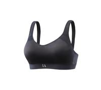 Sport-BH LASCANA ACTIVE, Damen, Gr. 85, Cup B, schwarz, Microtouch, Obermaterial: 54% Polyamid (TACTEL), 32% Baumwolle, 14% Elasthan (LYCRA), BHs, ohne Bügel mit breiten, wattierten Trägern (29784824-